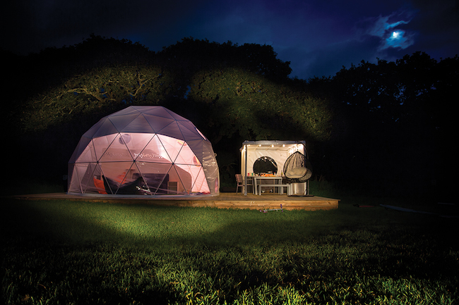 New dome tents launch in France