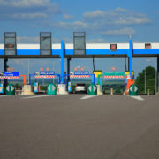 toll booth in France