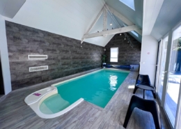 Heated indoor swimming pool